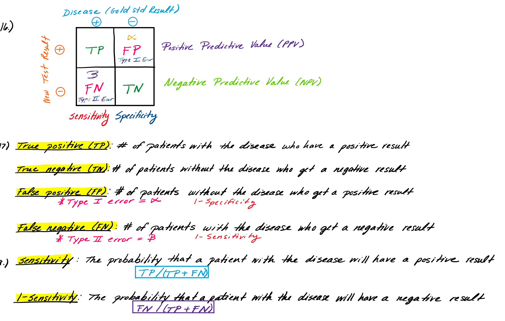 Biostatistics & Immunology Basics Comprehensive Study Guide